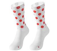 ROTAKUMA With Bike Team Aero Socks Seamless Anti Slip Cycling Socks Road Bicycle Socks Outdoor Racing Bike Compression Sport Sock (Color : Purple, Size : 39 45)