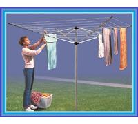 Rotary 4 Arms 50M Washing Line Clothes Garden Laundry Aluminium Drier Airer New