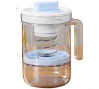 Rotary Adjustable Greek Yogurt Maker Strainer for Efficient Whey Separation, Cold Brew Cheese Filter with 3 Fine Mesh Bags for Creamy Thick Yogurt (Blue)