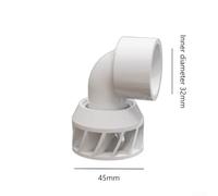 Rotary Aquarium Spout for Fish Tank Filter - Plastic Water Outlet with Anti-Clogging Design, Rotating Umbrella Flow, Fits 20mm/25mm/32mm Pipes, White(Current 32)