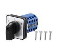 Rotary Cam Changeover Switch 3 Position 4 Pole 16 Terminal 660V 20A