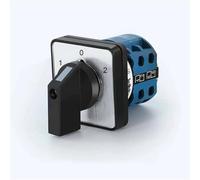 Rotary Cam Changeover Switch LW26-20 LW26-25 Electric 2/3 Position Silver Contact 20A 25A 1/2/3/4/5poles Cam Switch With Screws 1Pcs(25A 1 pole 1-2)