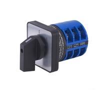Rotary Cam Selector Switch 2P4T Compatible with For LW26-32 C06/3 for Main Control Panel and Equipment Switching