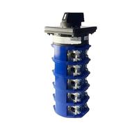 Rotary Cam Switch 160A Dual Power Control Generation Switching with 20 Terminals, Five Layers Design, 1 Piece
