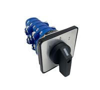 Rotary Cam Switch 16A 690V 3 Position 1-8 Poles Control Dual Power Changeover Interruptor LW39A-16 Series IDGTTLDF(4P)