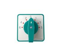 Rotary Cam Switch 6 Positions LW6-8/F432 Green Changeover Selector 380V 5A 8 Pole 48 Terminals IDGTTLDF(0-6)
