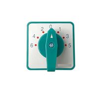 Rotary Cam Switch 6 Positions LW6-8/F432 Green Changeover Universal Selector 380V 5A 8 Pole 48 Terminals Sliver Contacts 1Pcs