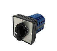 Rotary Cam Switch LW26-20 Changeover Rotaris Selector With Center OFF 1-0-2 Positions 3 Poles 48x48mm Panel YMW26-20/3 1Pcs