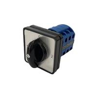 Rotary Cam Switch LW26-20 Changeover Rotaris Selector With Center OFF 1-0-2 Positions 3 Poles 48x48mm Panel YMW26-20/3 IDGTTLDF(1-0-2)