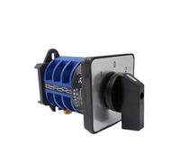 Rotary Cam Switch Rail Mounted 2/3/4/6/7 Position 32A 690V 3 Poles Changeover Gear Selector LW26-32 LW28 YMW26-32/3(0-5 -DIN)