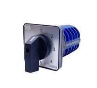 Rotary Cam Switch YMW26-32/5 Changeover Selector Silver Con-t-act 32A 5 Poles Five Positions IDGTTLDF