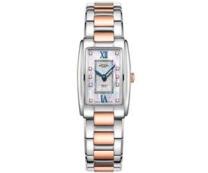 Rotary Cambridge Ladies White Watch LB05437/07/D