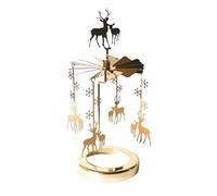 Rotary Candle Holder, Carousel Candle Holder Metal Tea Light Candlestick, Rotating Tea Light Candle Holders for Wedding Home Decor
