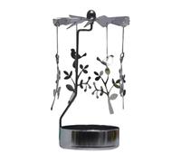 Rotary Candle Holder, Metal Rotating Spinner Carousel Candle Tea Light Holder With Tray, Rotating Candlestick Holder, Carousel Candle, Spinner Wind Chime Candle Holder For Wedding Home Table Decor