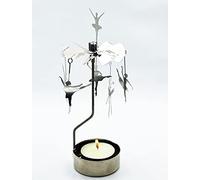 Rotary Candle Holder Spinning Candleholder Metal Small Gift (Ballet Girl)