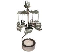 Rotary Candle Holder Spinning Candleholder Metal Small Gift (Ship)
