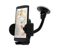 Rotary Car Holder for Smartphone - Suction Cup + Ventilation Grille