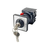 Rotary Changeover Cam Switch 20A 2 Position 0-1 On-off Three Phases 690V LW42 YMW42-20YS3/3S 1Pcs
