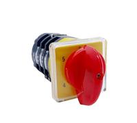 Rotary Changeover Switch 5 Position Three Poles 20A Main Control Circuit Silver Contact T-16EXF64D-3 1Pcs