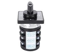 Rotary Changeover Switch, 7 Position 12 Terminal 20A 500V Cam Selector Power Control for Electrical Panels Plastic 4W HZ5B20306 1 Pack