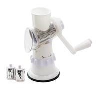 Rotary Cheese Grater - Handheld Drum Cutter, Manual Food Shredder | Multifunctional Kitchen Tools, Stainless Steel Cutter for Tomatoes, Pears, Zucchini, Compact Salad Chopper