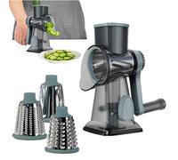 Rotary Cheese Grater - Multifunctional Manual Slicer for Food and Vegetables, Tools for Grating Food in the Kitchen, for Fruit Potatoes Home Restaurant Kitchen