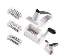 Rotary Cheese Grater - Portable Cheese Grater with Handle | Rotating Cheese Grater, Hand Crank Cheese Grater for Cream Cheese, Rotary Cheese Grater, Rotating Cheese Grater, Multifunctional Rotating