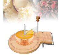 Rotary Cheese Shaver with Adjustable Blade Thickness, Comfort Grip Handle for Whole Cheese Wheels or Chocolate Blocks