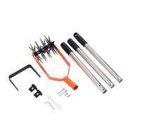 Rotary Cultivator Garden Tool with Ergonomic Handle for Efficient Soil Cultivation and Adjustable Handle Length Hand Tiller Garden Tool