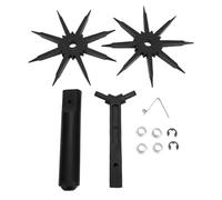 Rotary Cultivator Lightweight Manual Tiller for Soil Aeration Garden Rake Planting Around Soil Plants