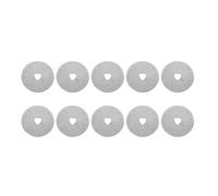Rotary Cutter Blades 45mm 10pcs Premium Alloy Steel Replacement Blades for Fabric Paper Leather Crafting Tools High Sharpness Durable Wear Resistant Multipurpose Cutting Blades