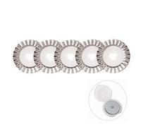Rotary Cutter Blades Fits Olfa,Fiskars,DAFA by JOMOSART,45mm/60mm Blades Rotary Cutter Replacement Blades for Quilting Scrapbooking Sewing Arts Crafts,Truecut Replacement for Quilting Fabric,Paper etc