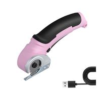 Rotary Cutter Cordless Electric Scissors for Fabric with Safety Lock, Rechargeable 4.2V 2000mAh Rotary Fabric Cutter Portable Cordless Electric Scissors for Cutting Cardboard, Fabric, Leather, Carpet