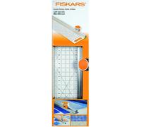 Fiskars Combo Rotary Cutter Ø 45 mm & Ruler 6” x 24”, Orange/White, 1014651