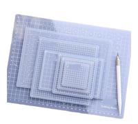 Rotary Cutter Set, Cutting Sewing Mat A3 A4 A5 Mats Self Healing PVC Grid Lines Fabric Leather Paper Craft DIY Multiple Sizes(A3 45 x 30 CM)