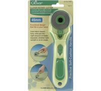 Clover Soft Cushion Rotary Cutter: Fabric, Green, 45mm