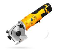 Rotary Cutting Machine, 16.8V Cordless Electric Scissors Cloth Knife Fabric Cutting Tools Rechargeable Sewing Handheld Tailors Cutter(Set 1 70mm)