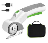 Rotary Cutting Machine, 3.6V Cordless Electric Scissors for Cloth Carpet Leather Hand-held Circular Knife Cutting Machine Rechargeable PowerTool