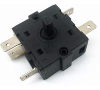 Rotary Encoder 1 PCS Electric Room Heater 3 Position 2Position 3 Pin 5Pin Rotary Switch Selector AC 250V 16A (Color : 5 Pin 3position)