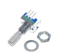 Rotary Encoder 10PCS Plum Handle 15mm 20mm Rotary Encoder Coding Switch / EC11 / Digital Potentiometer with Switch 5 Pin electronic switch (Color : 20mm)