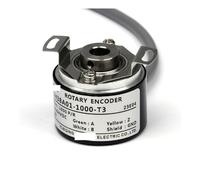 Rotary Encoder, 38mm Incremental Rotary Encoder 8mm Half-Hollow Shaft Magneto 100-2500 PPR 4 Outputs(800 Ppr,5V Drive output)