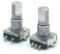 Rotary Encoder 5pcs /lot Switch EC11 with Push 30 Position 5pin SMD Type Handle Length 17mm Half Shaft