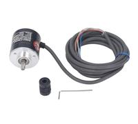 Rotary Encoder Kit E6B2 - CWZ6C 2 Phase 360 Pulses Per Revolution 5 - 24VDC Supply NPN Collector Open Output 100kHz Response Frequency 6000r / min Max Speed Stainless Steel and ABS