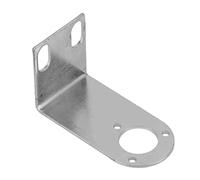 Rotary Encoder Metal Mounting Stand, Encoder Bracket with 21mm Hole Diameter, Digital Display Counter Fixing Bracket for Industrial Rotary Encoders, Sturdy Glossy Metal (L Type)