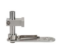 Rotary Encoder Metal Mounting Stand, Encoder Bracket with 21mm Hole Diameter, Digital Display Counter Fixing Bracket for Industrial Rotary Encoders, Sturdy Glossy Metal (Spring Type)