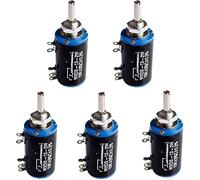 Rotary Encoder WXD3-13-2W 10K 100/220/470/680 ohm WXD3-13 2W Wirewound Multi-Turn Potentiometer 1K 2.2K 4.7K 5.6K 6.8K 47K 100K Rotary Switch Replacement Parts (Size : 680 Ohm)