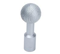 Rotary File Spherical Rotary Burr Ball Grinding Head Carbon Steel Wood Carving Drill Bit for Angle Grinder Metalwork Tool Making Engineering Model Engineering Wood Carving (14mm)