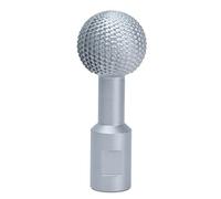 Rotary File Spherical Rotary Burr Ball Grinding Head Carbon Steel Wood Carving Drill Bit for Angle Grinder Metalwork Tool Making Engineering Model Engineering Wood Carving (10mm)