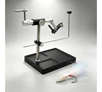 Rotary Fly Tying Vise 360 Degree, Adjustable Rotary Vise with Aluminum Alloy Base, 304 Stainless Steel Thread Stand, Multi-Functional Bait Making Tools for Fishing Flies