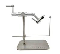 Rotary Fly Tying Vise, 360 Degree Rotation Fishing Flies Jig Tool, With Bobbin Holder, Stainless Steel Base And Jaws, Universal Binding Station For Fishing Enthusiasts